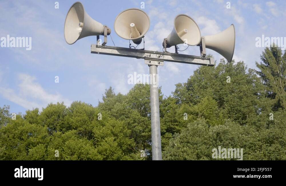 Loudspeaker megaphone vintage Stock Videos & Footage HD and 4K Video