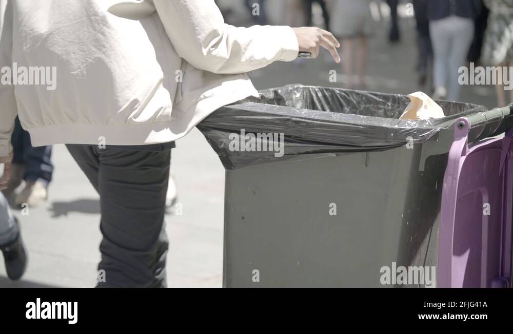 Do not dispose of in wheelie bin rubbish Stock Videos & Footage HD