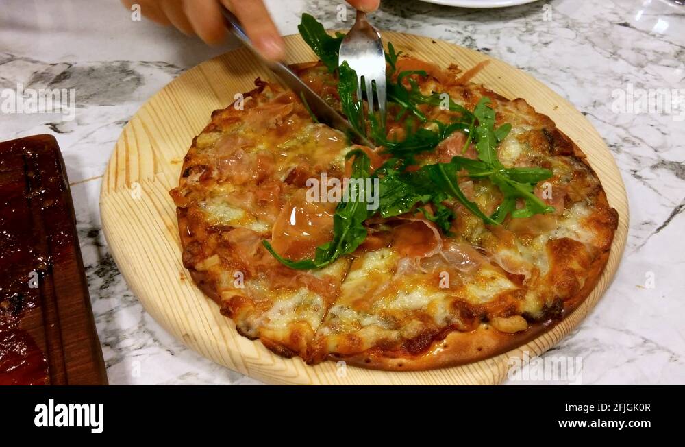 Meat feast pizza Stock Videos & Footage HD and 4K Video Clips Alamy
