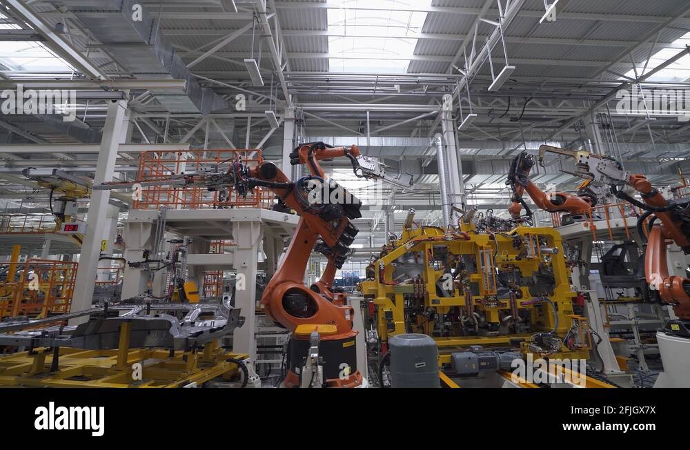 Car body assembly process Stock Videos & Footage HD and 4K Video