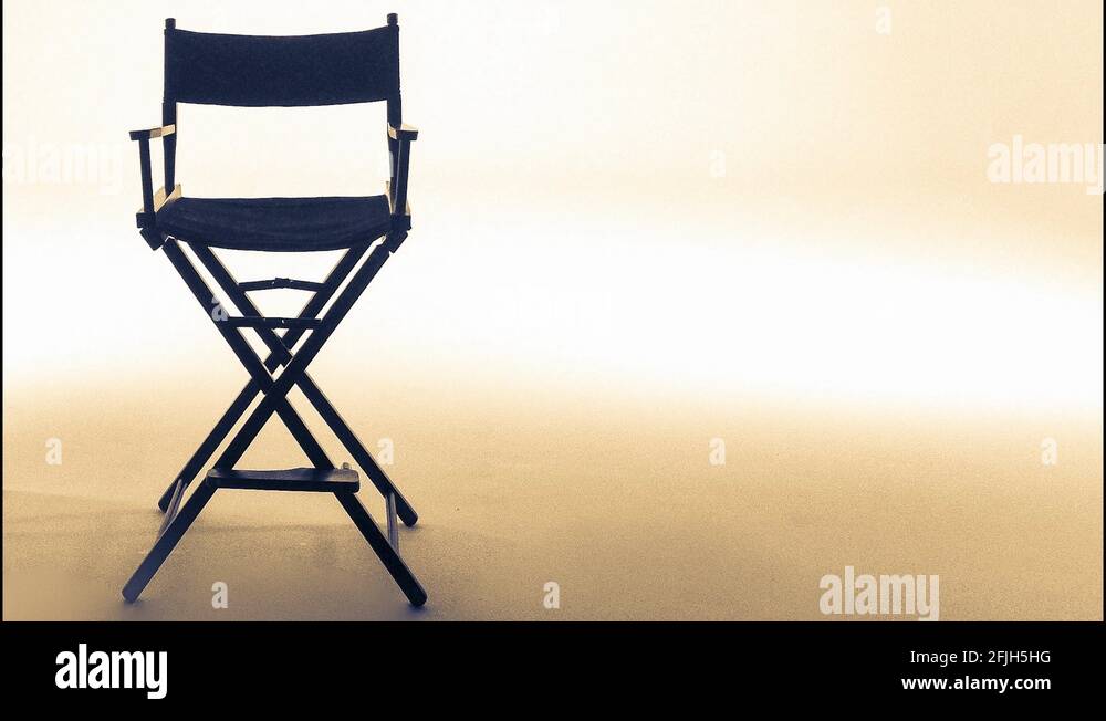 Directors chair black and white Stock Videos & Footage HD and 4K