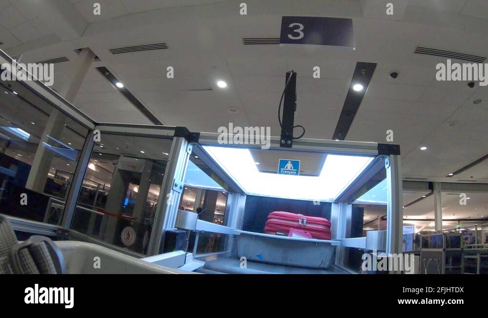 Airport security screening xray woman Stock Videos & Footage HD and