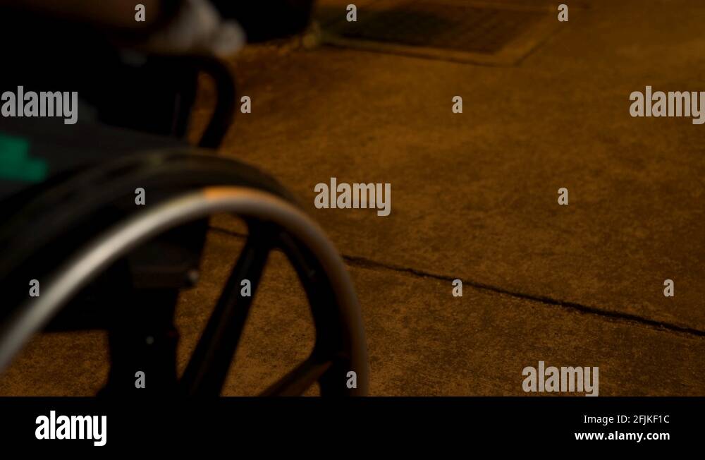 Fall falling wheelchair disabled Stock Videos & Footage HD and 4K
