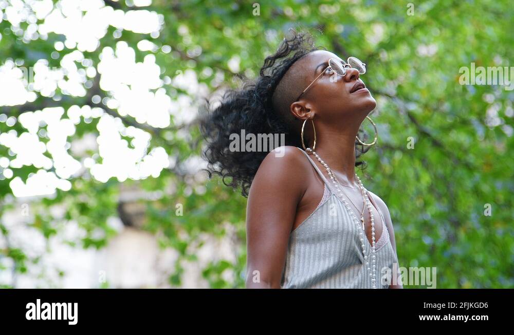 Black woman looking up trees Stock Videos & Footage - HD and 4K Video ...