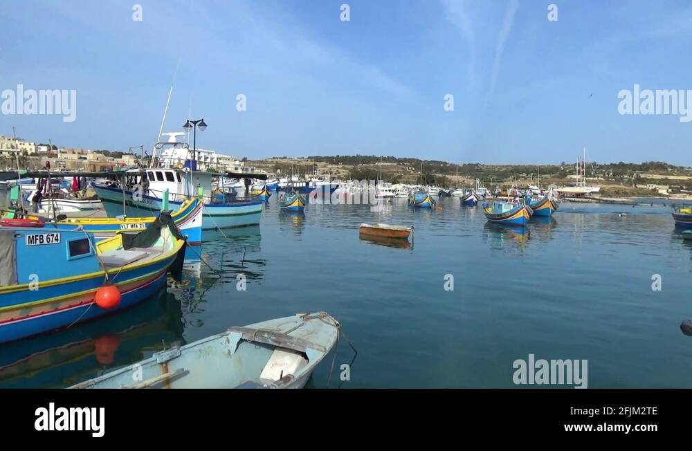 Fishing village malta Stock Videos & Footage HD and 4K Video Clips