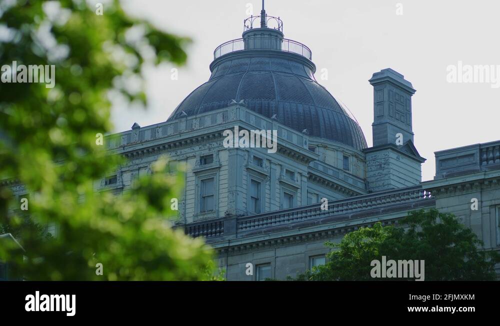 Building with a cupola Stock Video Footage Alamy