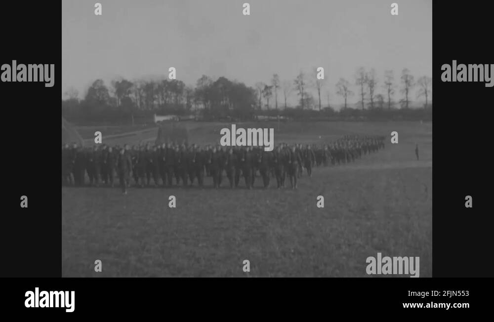 Major General Edward Lewis and Samson Faison review 60th Brigade parade