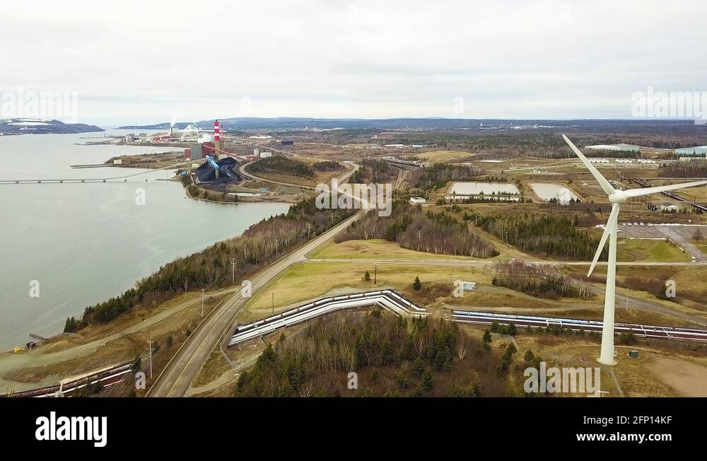 Coal power plant and windmill Stock Videos & Footage HD and 4K Video