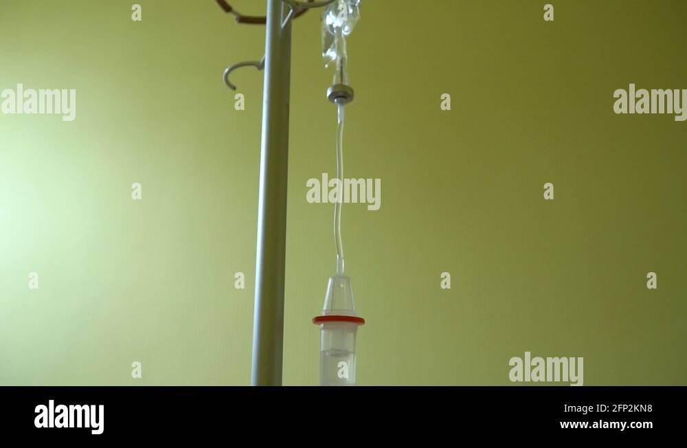 Intravenous injection. Infusion of the drug into a vein through an IV