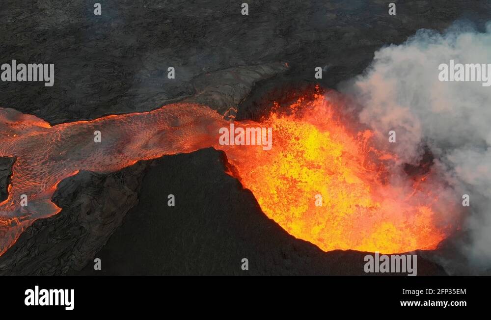 fissure 8 exploding from the air into the air!! birds eye view ...