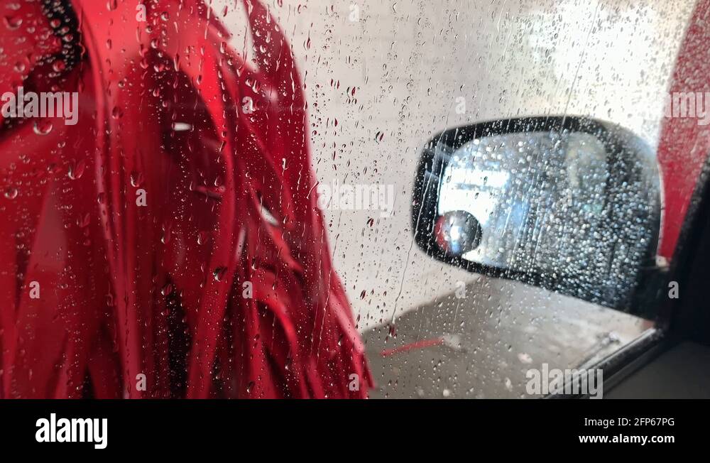 Car being cleaned at a car wash Stock Videos & Footage HD and 4K