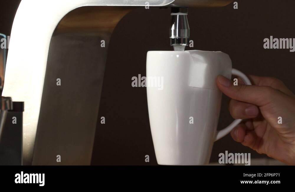 Hot water tap fill mug Stock Videos & Footage HD and 4K Video Clips