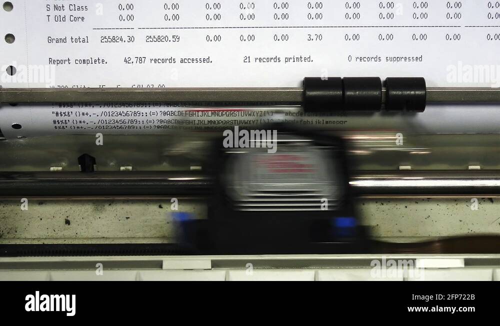 Dot matrix computer printer Stock Videos & Footage - HD and 4K Video ...