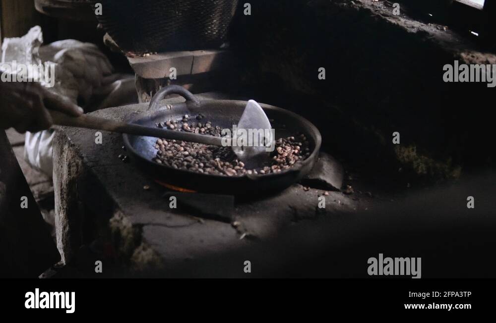 Roasting coffee beans over fire Stock Videos & Footage HD and 4K