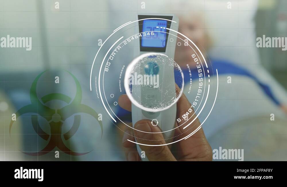 Structural formula of chemical compounds over a thermometer in the