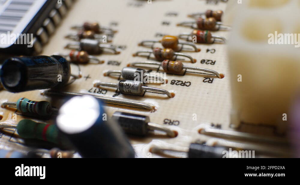 Resistors capacitors components Stock Videos & Footage - HD and 4K ...