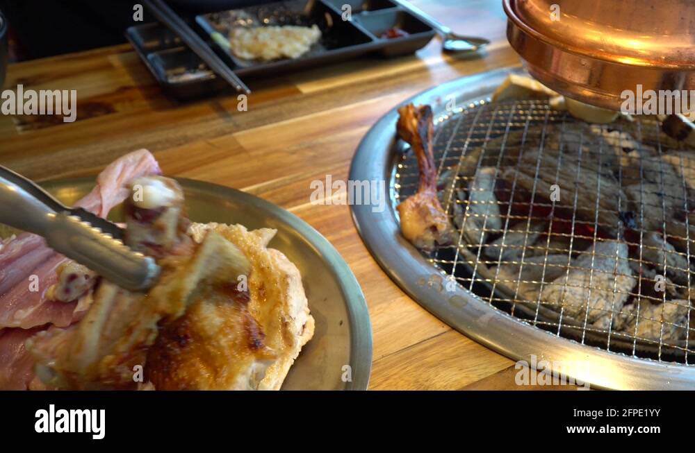 Korean chicken restaurant Stock Videos & Footage - HD and 4K Video
