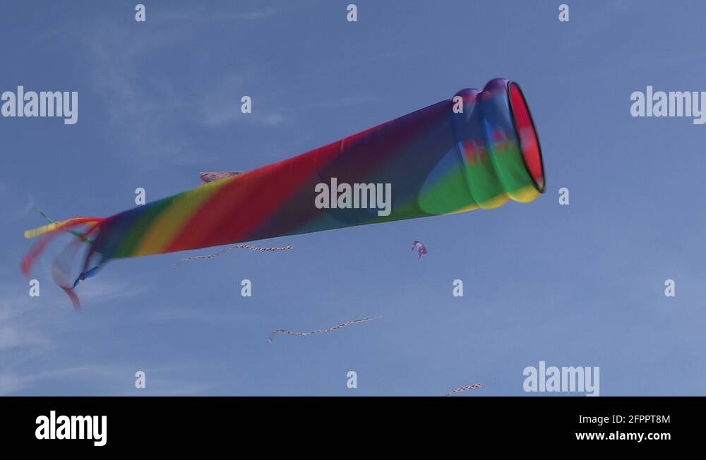 Kite festival and beach volleyball in Toronto Stock Video Footage Alamy