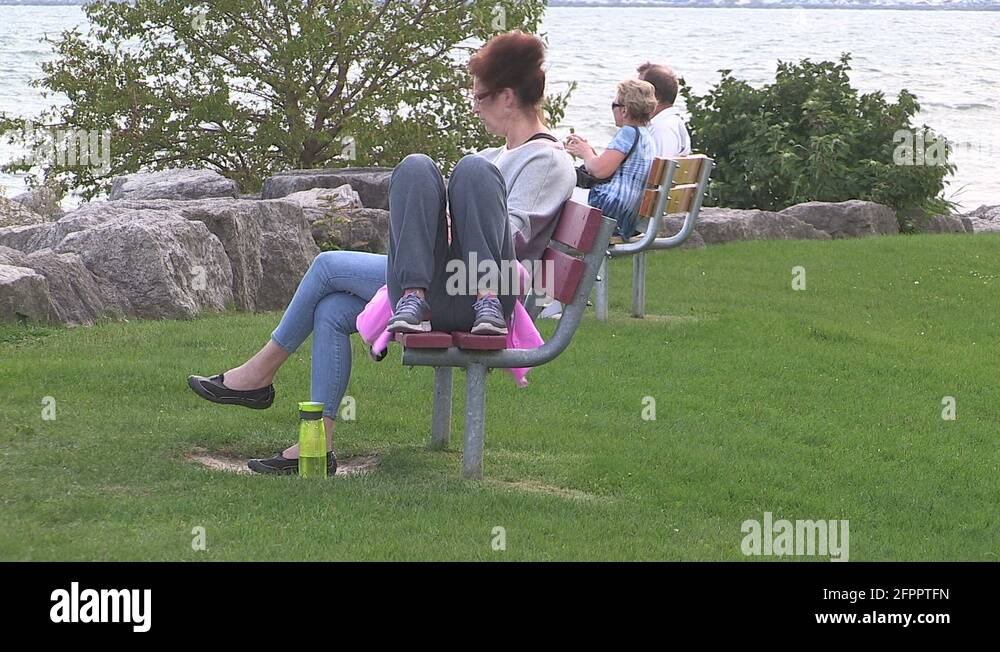 Kite festival and beach volleyball in Toronto Stock Video Footage Alamy