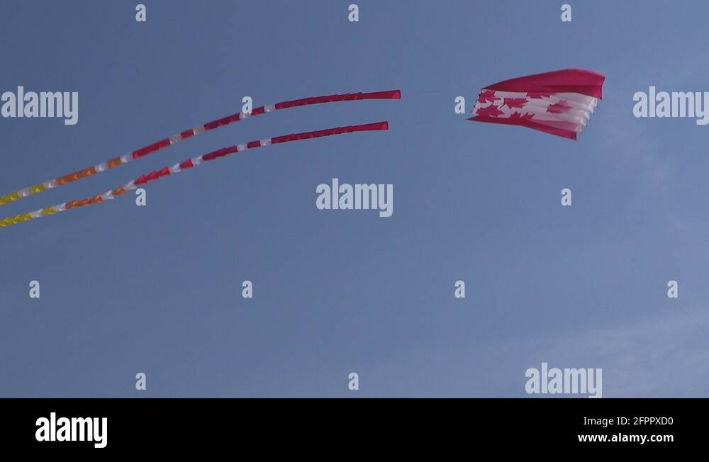 Kite festival and beach volleyball in Toronto Stock Video Footage Alamy