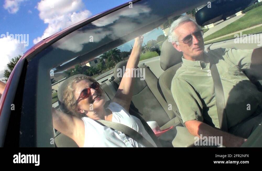 Luxury Driving in Retirement Stock Video Footage Alamy