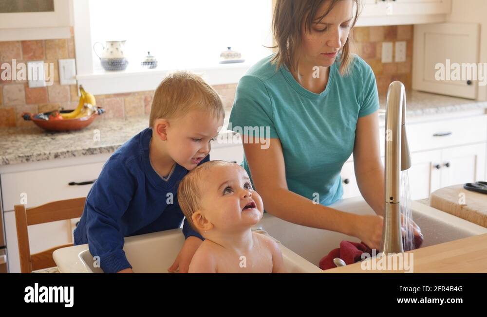 Mother and son after bath Stock Videos & Footage HD and 4K Video