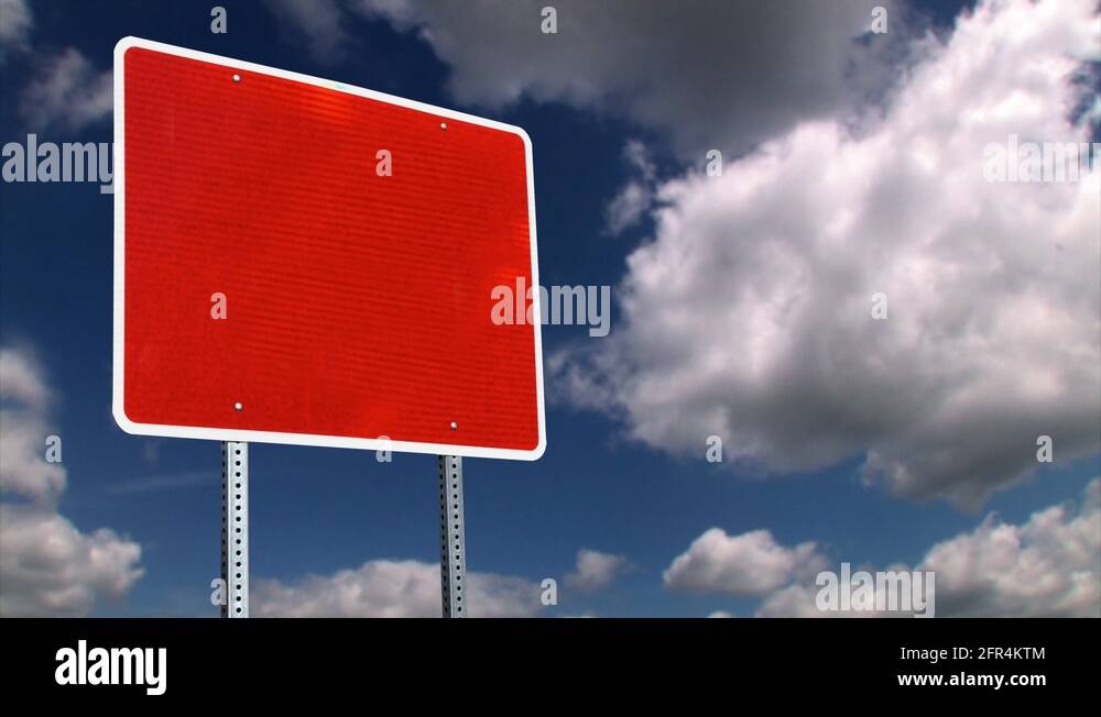 Blank warning sign Stock Videos & Footage HD and 4K Video Clips Alamy