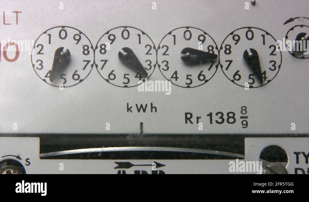Electric meter with dials Stock Videos & Footage HD and 4K Video