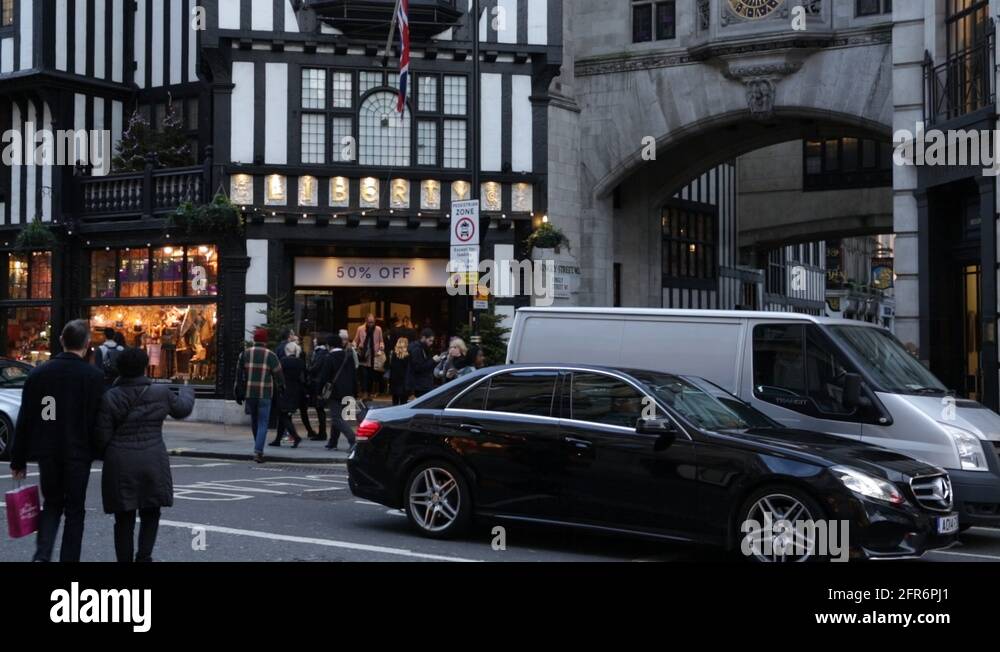 Liberty regent street london Stock Videos & Footage HD and 4K Video