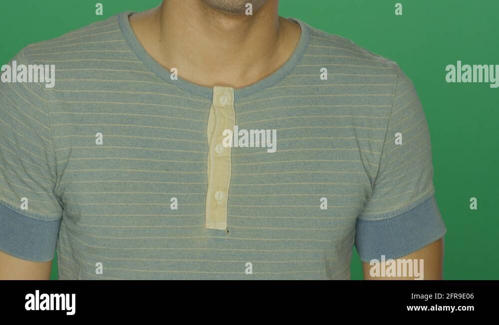Young African American man about to cry, on a green screen background Stock Video Footage Alamy
