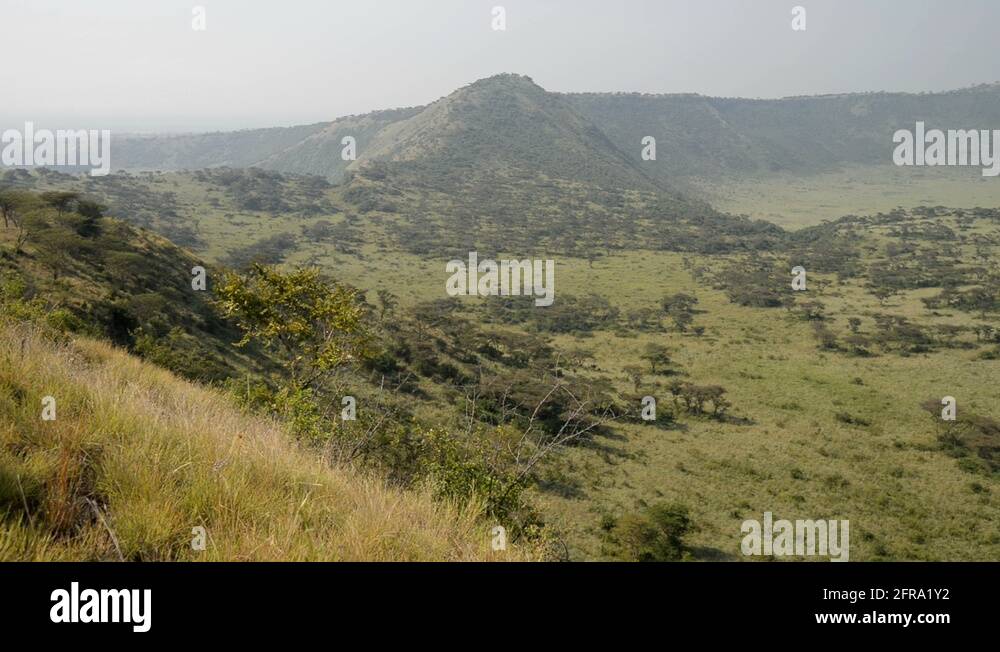 Katwe Explosion Craters trail, Queen Elizabeth National Park, Uganda