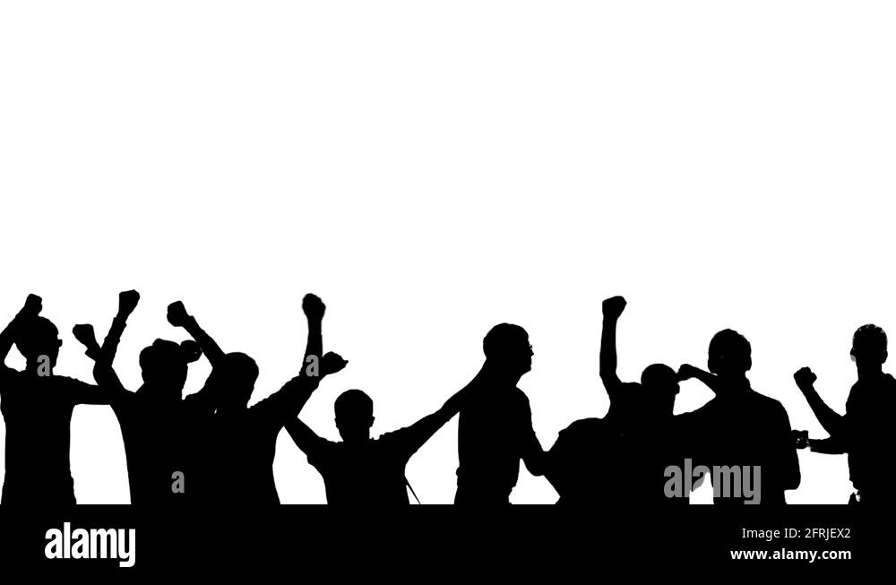 Crowd of people. Green screen Stock Video Footage - Alamy