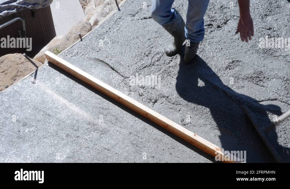 Mixing concrete driveway Stock Videos & Footage HD and 4K Video Clips