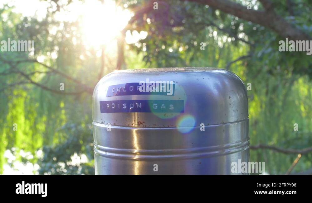 chlorine poisonous gas poison Stock Video Footage Alamy