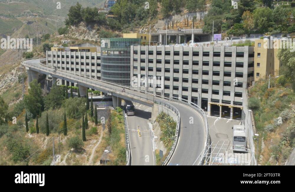 Parking garage multi storey multistory car park Stock Videos & Footage