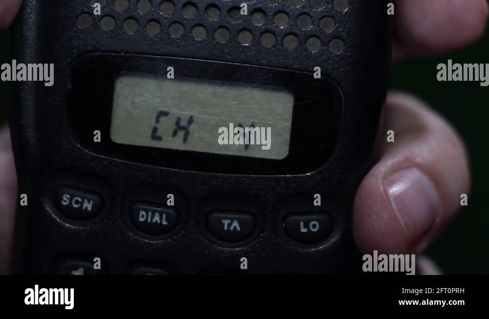 radio station switching on / off scan scale Stock Video Footage Alamy