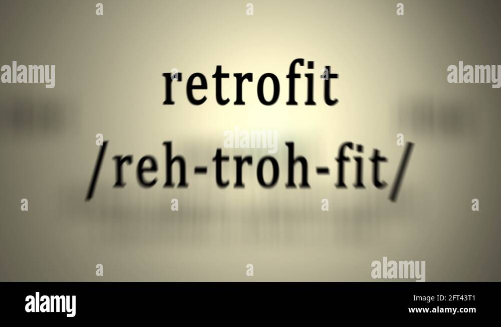 definition-retrofit-stock-video-footage-alamy