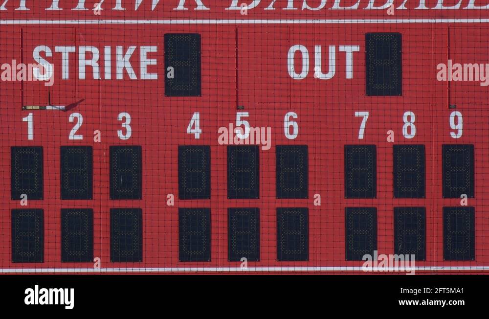 Scoreboard baseball Stock Videos & Footage HD and 4K Video Clips Alamy