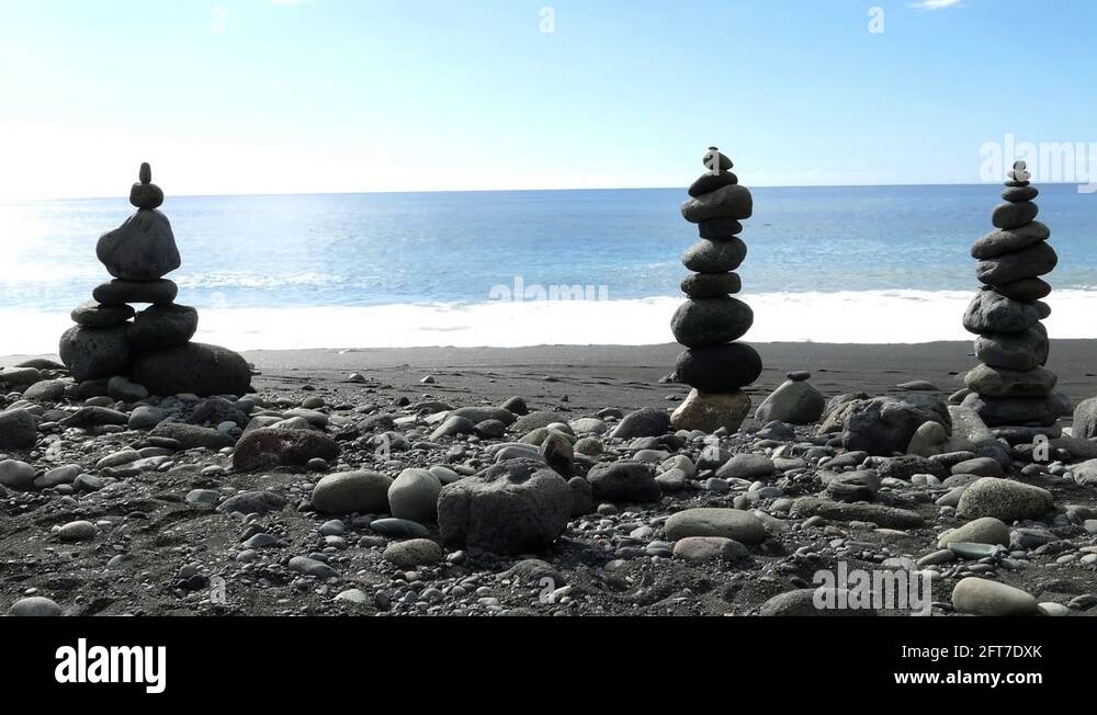 Stone stack beach Stock Videos & Footage - HD and 4K Video Clips - Alamy