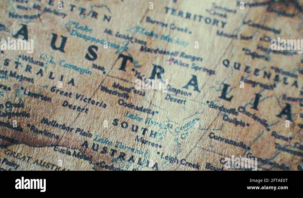 Vintage map of australia Stock Videos & Footage - HD and 4K Video Clips