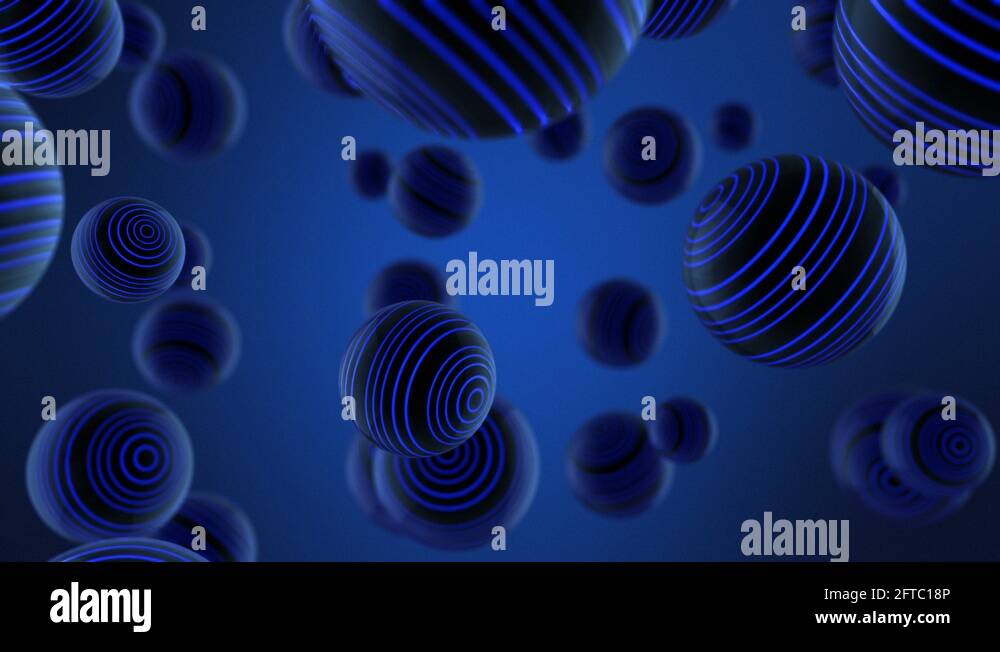 Looping Funky Background Funky Striped Balls Seamless Looping Motion Background Blue Stock Video ...