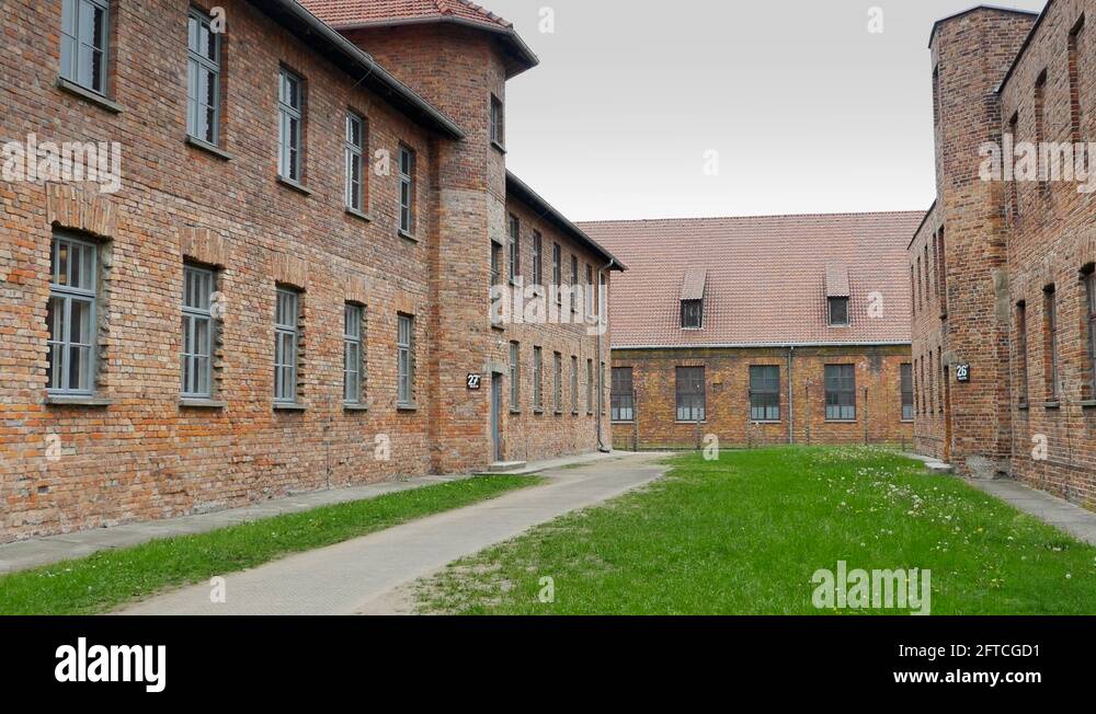 Brick buildings buildings auschwitz Stock Videos & Footage - HD and 4K ...