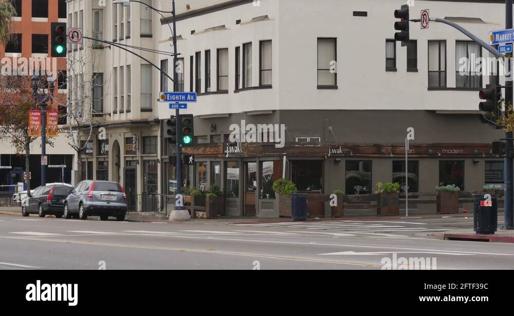 Gaslamp san diego restaurant Stock Videos & Footage HD and 4K Video