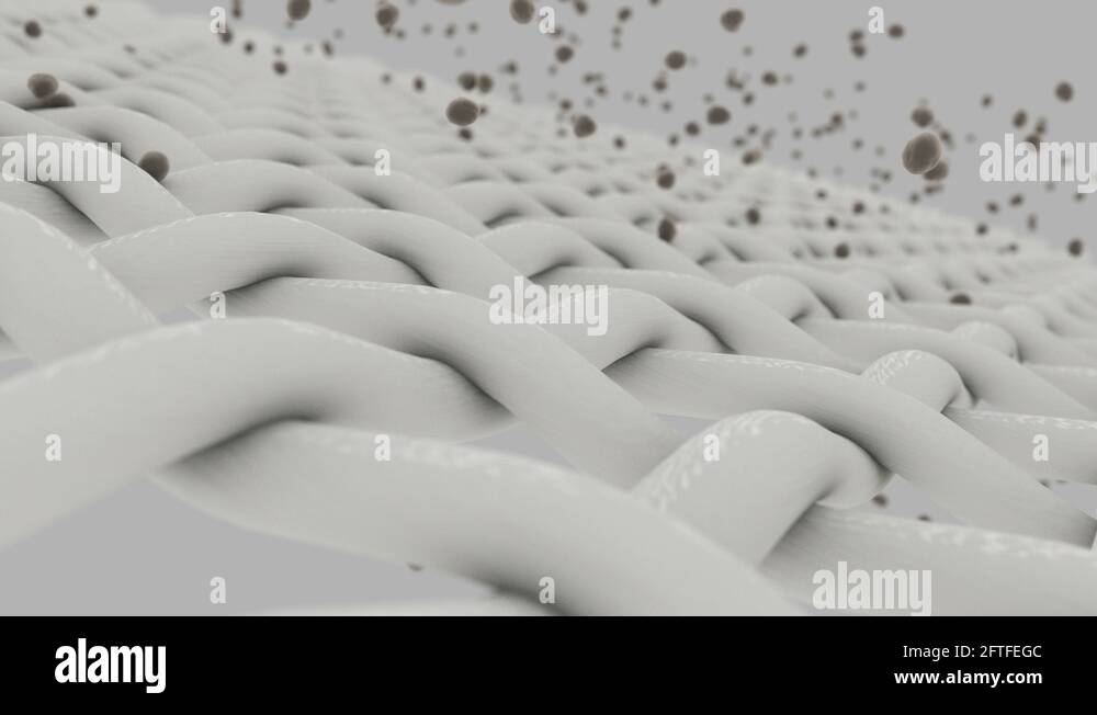 Microscopic fabric with dirt particles Stock Video Footage Alamy