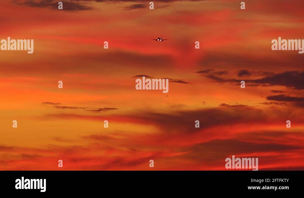 Aircraft navigation lights Stock Videos & Footage HD and 4K Video