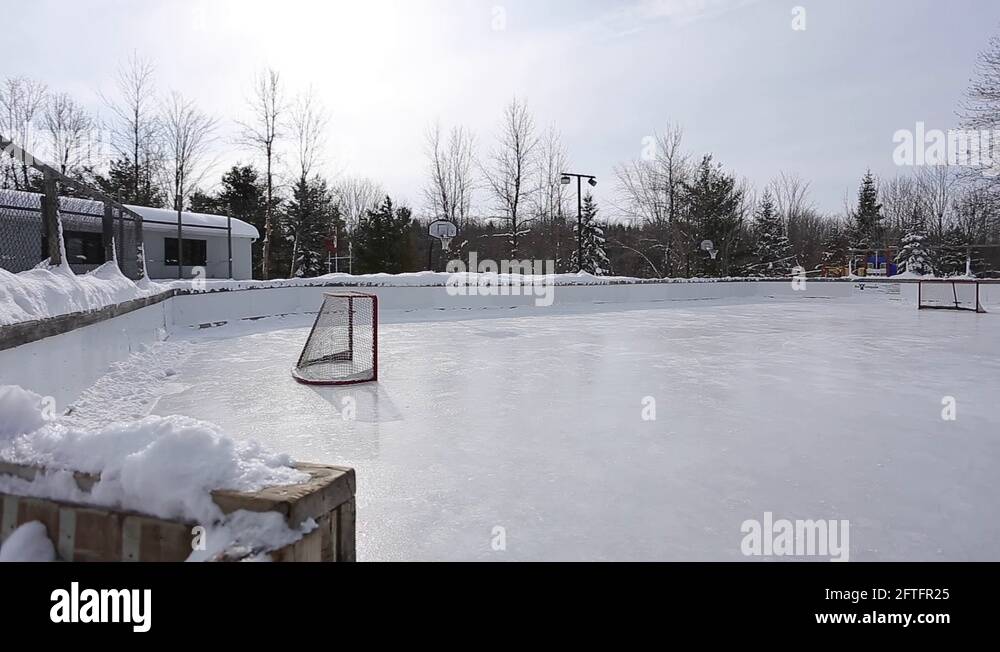 Outdoor hockey rink snowy forest Stock Videos & Footage - HD and 4K ...