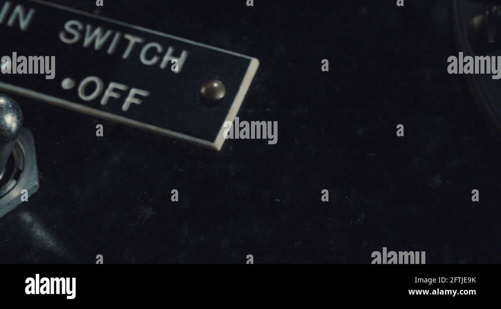Old electrical switch Stock Video Footage - Alamy