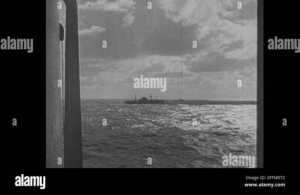 EUROPE CIRCA 19421944 World War II Supply Shipping Montage Stock