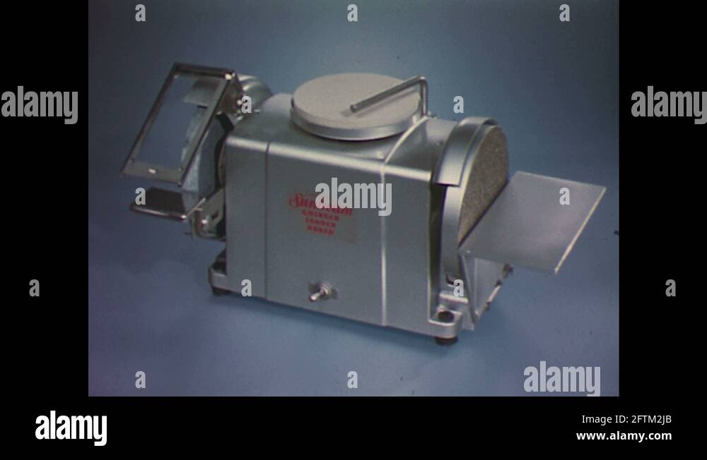 1960s View of combination grinder, honer and sander tool / Hand
