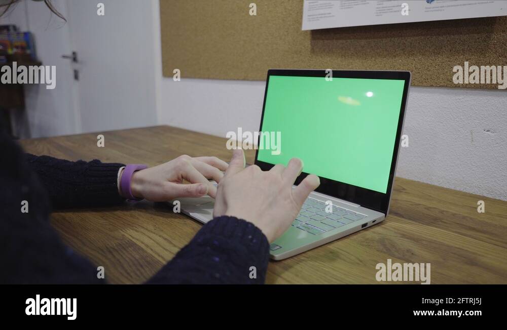 Laptop green screen hands Stock Videos & Footage - HD and 4K Video ...